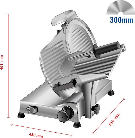 3)Ζαμπονομηχανή πλάγιας κοπής 300mm